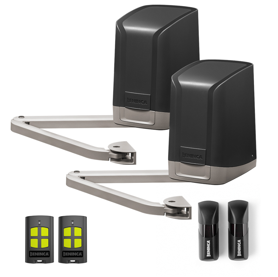 BENINCA KIT-SAM24 csuklókaros kapunyitó szett 2x2,5m, 24Vdc