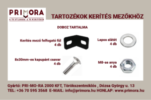 Belépő kategória tartozékszett - betéthez
